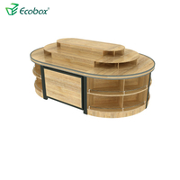 GMG-004 ECOBOX Supermarkt Bulk Food Shelf Holzanzeigeschrank Anzeige stabil