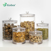 ECOBOX VR250-150 5.3L Kräuter können luftdichte Nüsse Glas Fischbehälter Candy Runder Aufbewahrungsbox