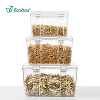 Ecobox 8709 luftdichter Lebensmittelaufbewahrungsbehälter Rechteck Candy Plastic Aufbewahrungsbox