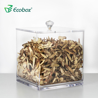 Ecobox VS250-250 luftdichte Kräuter können Nüsse Glas Süßigkeiten Lebensmittelbehälter Square Aufbewahrungsbox